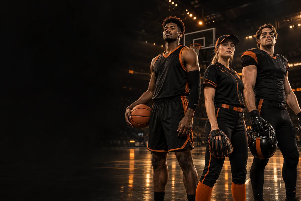 Illustrative basketball, softball and football campaign